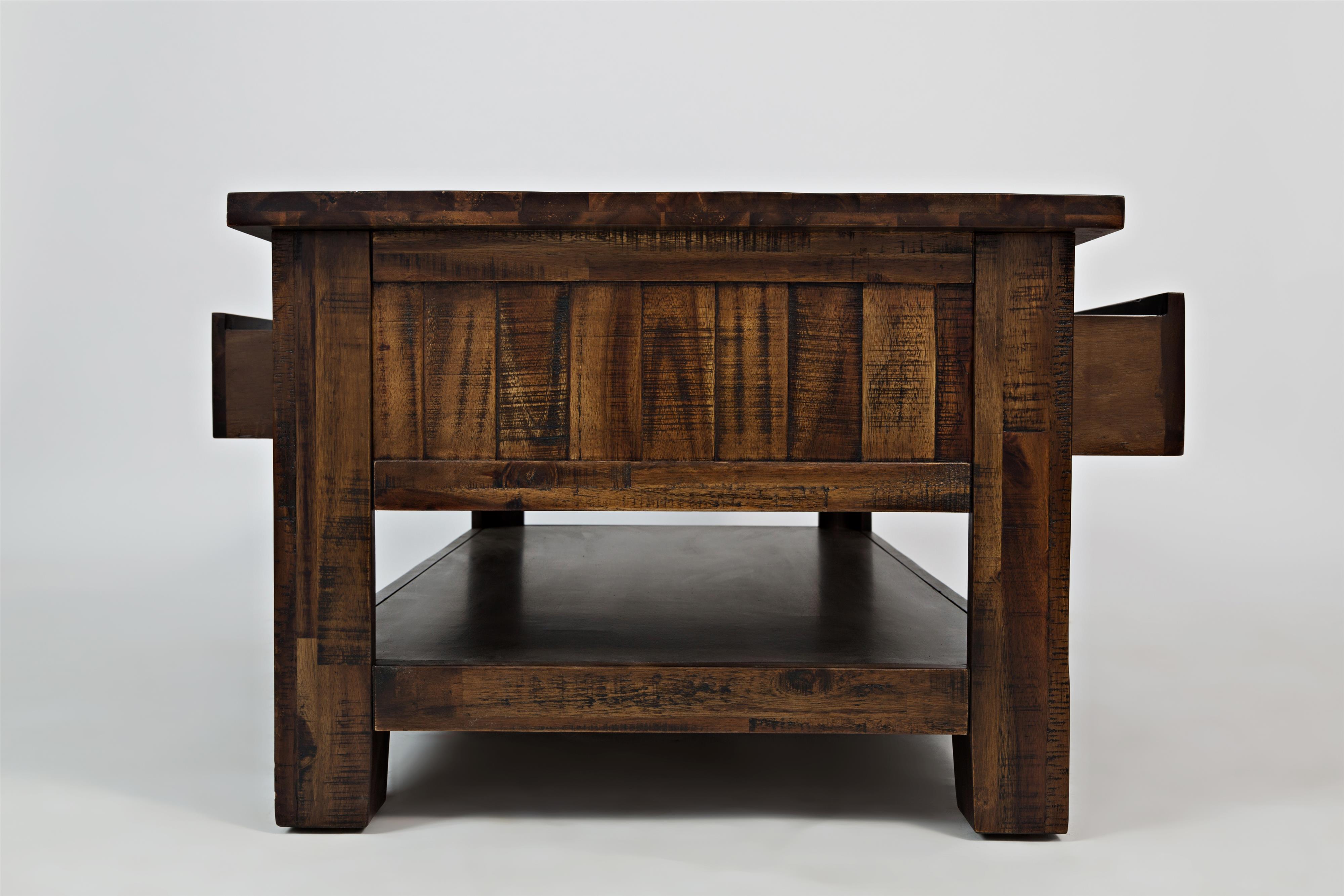 Jofran Cannon ValleyThree Drawer Cocktail Table